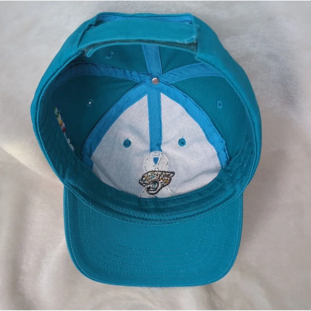Jacksonville Jaguars Hat Teal Awareness Ribbon Cap Wolfson Childrens Hospital